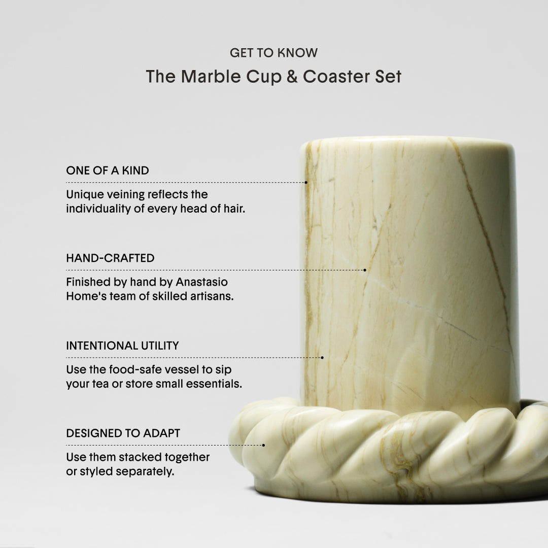 The Crown Affair x Anastasio Home Cup & Coaster Set